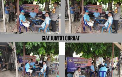 Polsek Kota Manna Ngopi Bareng dan Terima Curhatan Warganya