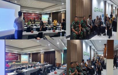Satgas OMB Nala Polresta Bengkulu Jaga Ketat, Rapat Penetepan Hasil Rekapitulasi Perolehan Suara Pemilu 2024 