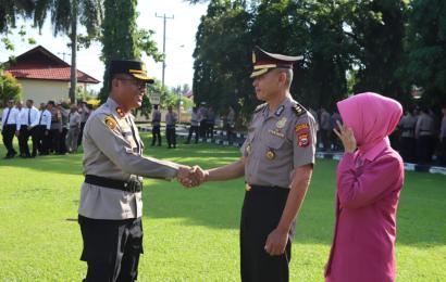 Kapolres Bengkulu Selatan Lantik Kabag SDM Kompol A.Munawan Menjadi Berpangkat AKBP Pengabdian