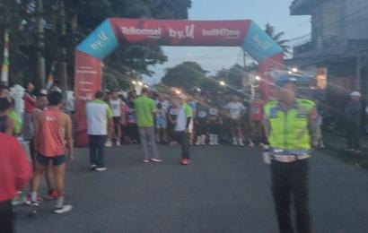 Polres Bengkulu Selatan Lakukan Pegawalan dan Pengamanan Lomba Lari dan Jalan Santai