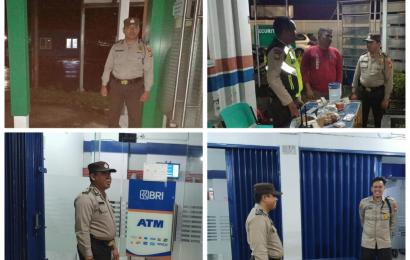 Sambangi Objek Vital ATM, Poslek KSKP Pulau Baai Ciptakan Sitkamtibmas Kondusif