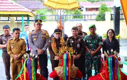 Kapolres Lebong Sambut Kunker Kejati Bengkulu di Lebong