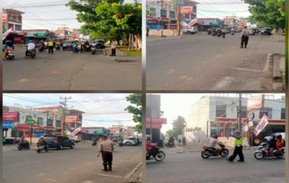 Ciptakan Arus Lancar dan Kondusif,Personel Polsek Gading Cempaka Laksankan Commander Wish v