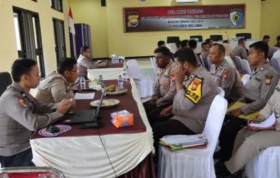 Polres Seluma Laksankan kegiatan Was Ops Pelaksanaan Operasi Mantap Brata