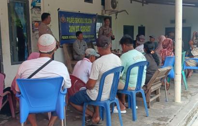 Polres Bengkulu Selatan Jaring Aspirasi dan Masukan Dari Warga Batu Ampar Kedurang   