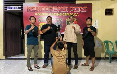 Hitungan Jam, Pelaku Jambret Hp di Panorama Ditangkap Polsek Gading Cempaka