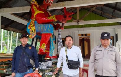 Polsek Sukaraja Laksankan Pengamanan Ibadah Nyepi Tahun Baru Caka 1946 Umat Hindu 