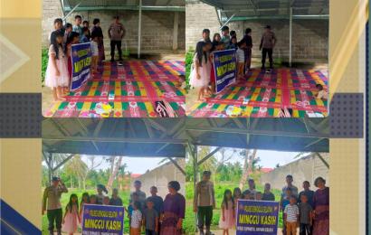 Tampung Aspirasi Warga Melalui Minggu Kasih, Polsek Kota Manna Gelar Minggu Kasih di Gereja GKSBS Malao  