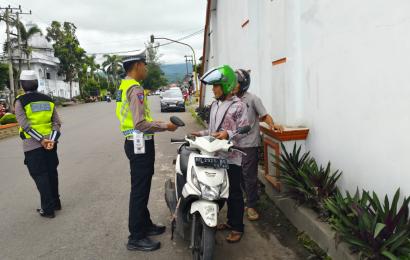 Ops Keselamatan Nala 2024, Satlantas Polres Kepahiang Laksanakan Sosialisasi dan Berikan Edukasi Ke Masyarakat