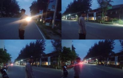 Polsek Ratu Samban Patroli Monitoring di Seputaran Wilkum, Cegah Aksi Bali dan Tindak Pidana 