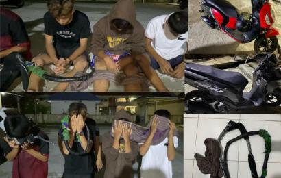 Hendak Perang Sarung, 4 Remaja Diamankan Polsek Gading Cempaka