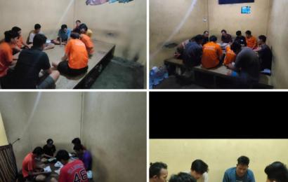 Binrohtal, Tahanan Polersta Bengkulu Baca Yasin dan Tadarusan 