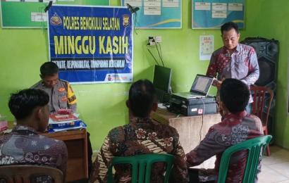 Jaring Aspirasi Warga dan ASN Puskesmas Kayu Kunyit, Kapolsek Manna Gelar Minggu Kasih    