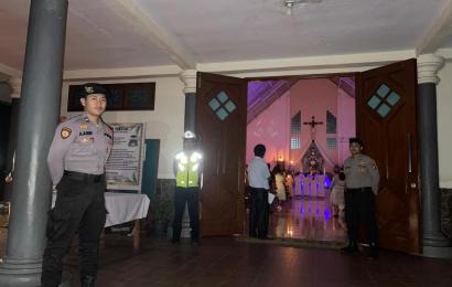 Polres Kepahiang Amankan Pelaksanaan Ibadah di Gereja Dalam Rangka Wafat Isa Al-Masih dan Hari Paskah 