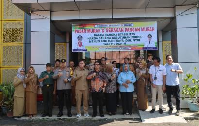 Kapolres Kepahiang Hadiri Pasar Murah dan Gerakan Pangan Murah di Mall Pelayanan Publik Kepahiang