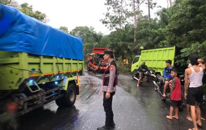 Dalam Sehari Terjadi 2 Kali Laka Lantas Di Wilayah Hukum Polsek Batiknau