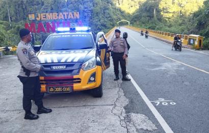 Polsek Nasal Patroli di Wilayah Hukum Cegah Gangguan Kamtibmas Jelang Hari Raya Idul Fitri 