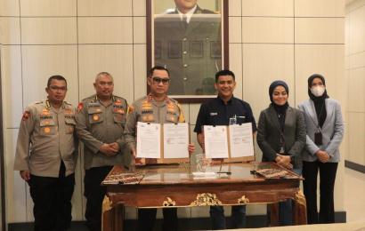 Perkuat Sinergitas, Kapolda Bengkulu Tandatangani PKS Bersama BRI