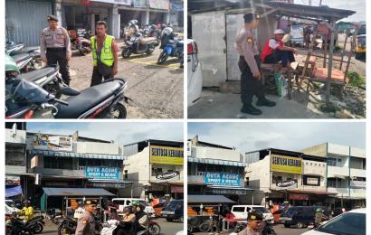 Ciptakan Pasar Ramadhan yang Aman dan Kondusif, Polresta Bengkulu Patroli di Pasar 