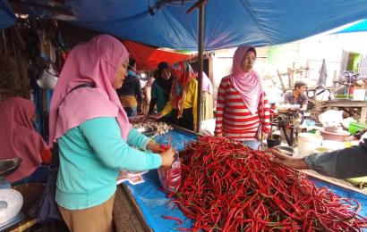 Pantau  Bahan Pangan TPID Kabupaten Bengkulu Selatan Sidak Pasar Kutau Medan  