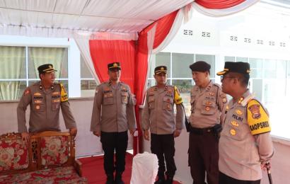 Kapolres Bengkulu Selatan Cek Kesiapan Pos Pengamanan dan Pos Pelayanan Idul Fitri 1445 H Tahun 2024