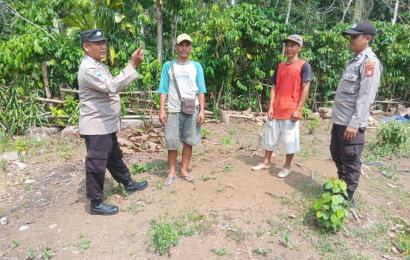 Ciptakan Kamtibmas yang Kondusif, Sat Binmas   Sambang Warga Sembari Berikan Imbauan