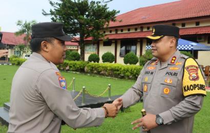 Kapolres Kepahiang Beserta PJU Polres Kepahiang Laksanakan Halal Bihalal Dalam Rangka Idul Fitri 1445 H 