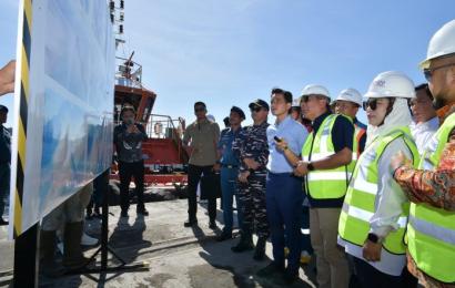 Wapres Turun Langsung ke Pelabuhan Pulau Baai