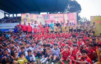 Wabup Rejang Lebong Buka Liga Anak Indonesia Regional Bengkulu