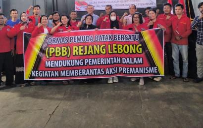 PBB Rejang Lebong Gelar Deklarasi Tolak Premanisme Berkedok Ormas