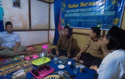 Buka Puasa Bersama, Forum Penyelamat Tanah Ulayat Tabeak Garut Pererat Kebersamaan Warga