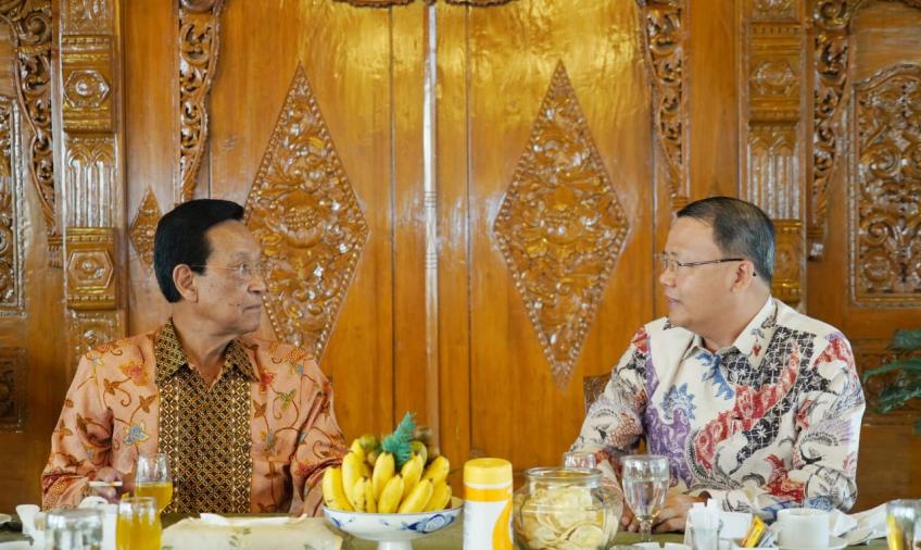 Pertemuan dengan Gubernur DIY Sri Sultan HB X 