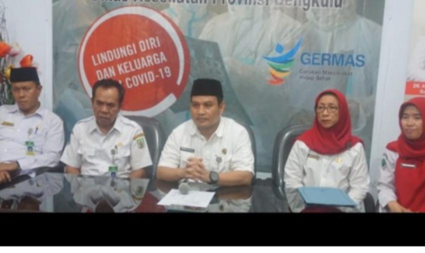 Dinkes Provinsi Bengkulu Gelar Konferensi Pers 