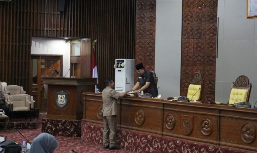 Rapat Paripurna DPRD Provinsi Bengkulu