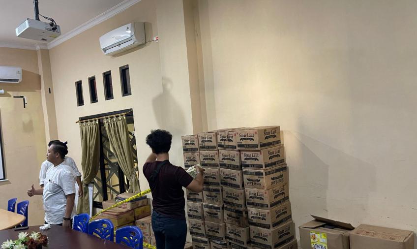 70 Dus Minyak Goreng Diamankan Polres Bengkulu