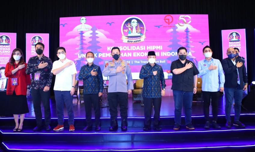 Kapolri Minta HIPMI Terus Kawal Seluruh Kebijakan Pertumbuhan Ekonomi Ditengah Pandemi Covid-19