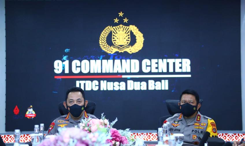 Kapolri Tinjau 91 Command Center di Bali Untuk Pastikan Pengamanan Event Internasional 