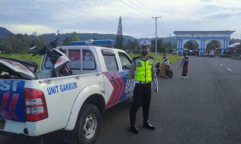 Cegah Bali, Satlantas Polres Kepahiang Siagakan Anggota