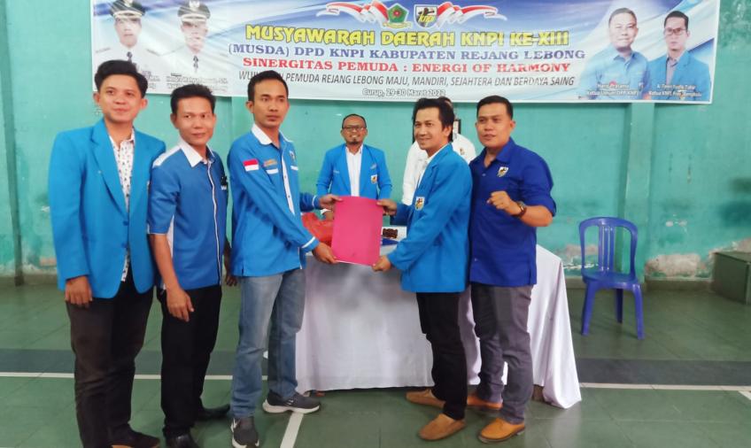 Reko Suseno Pimpin KNPI Rejang Lebong