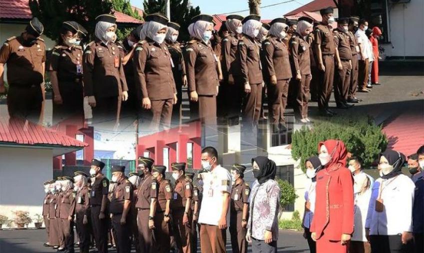 Kejari Bengkulu Apel Integritas dalam Rangka Pembangunan Zona Integritas