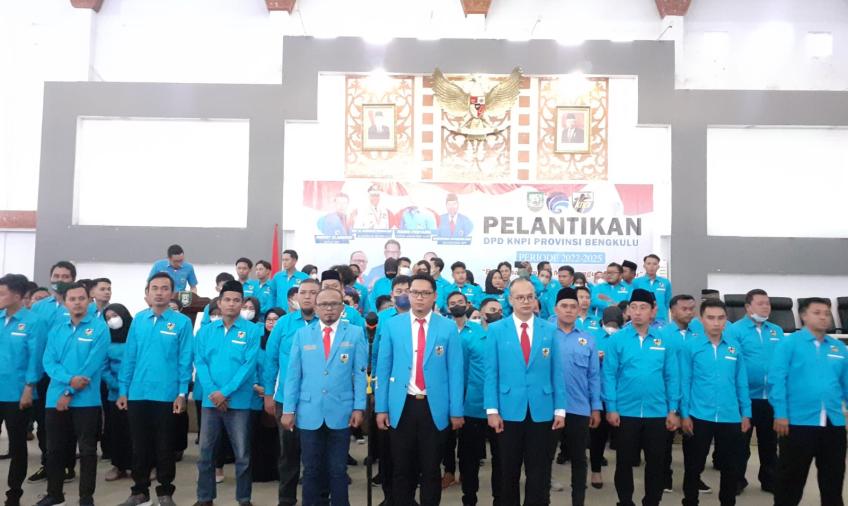Pelantikan DPD KNPI Provinsi Bengkulu