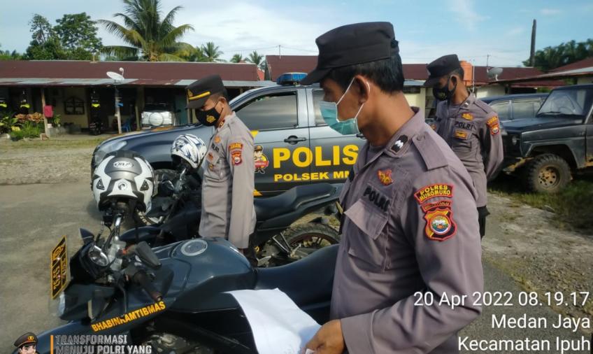 Polsek Mukomuko Selatan Gelar Kegiatan Gaktiblin Untuk Personilnya