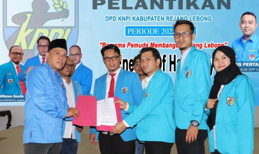 Usai Dilantik, KNPI Rejang Lebong Siapkan Program Pemberdayaan Pemuda