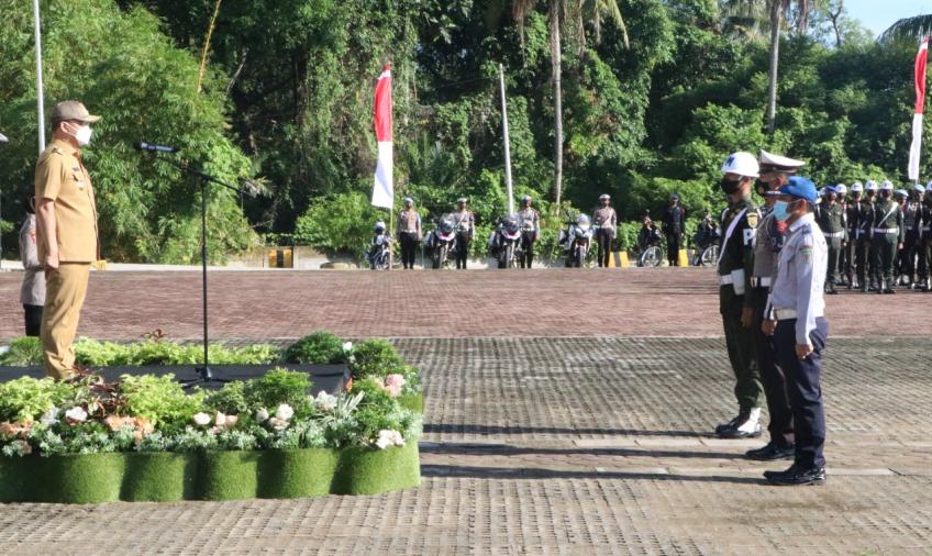 Gubernur Bengkulu Pimpin Apel Gelar Pasukan Ops Ketupat Nala 2022