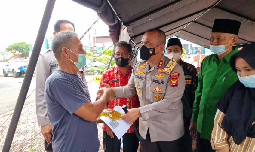 Program 1 Juta Vaksinasi Booster Digelar oleh Polres RL dan PC NU
