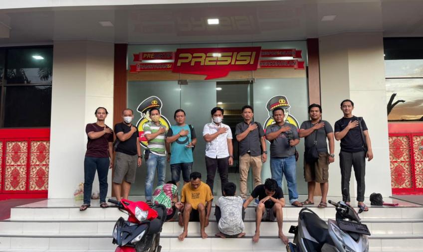 Kolaborasi Bersama Polres Benteng, Polres Bengkulu Amankan 5 BB Hasil Curanmor