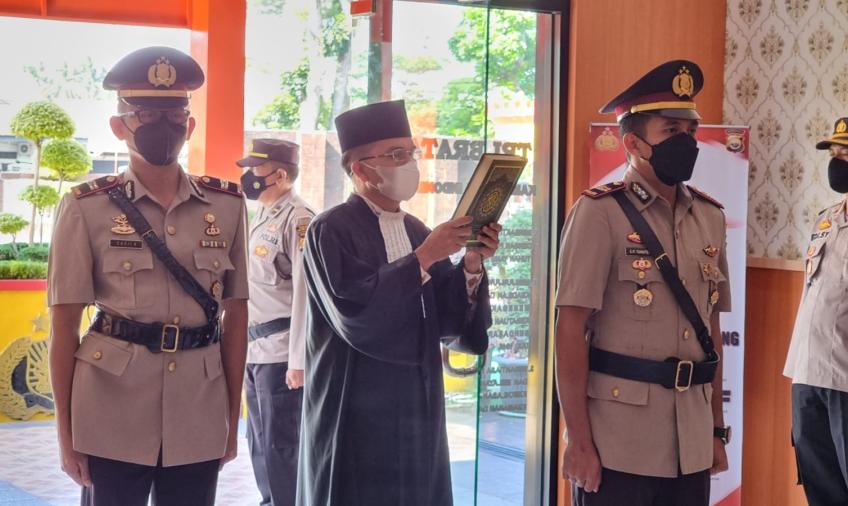 Sertijab Kasatres Narkoba Polres Rejang Lebong