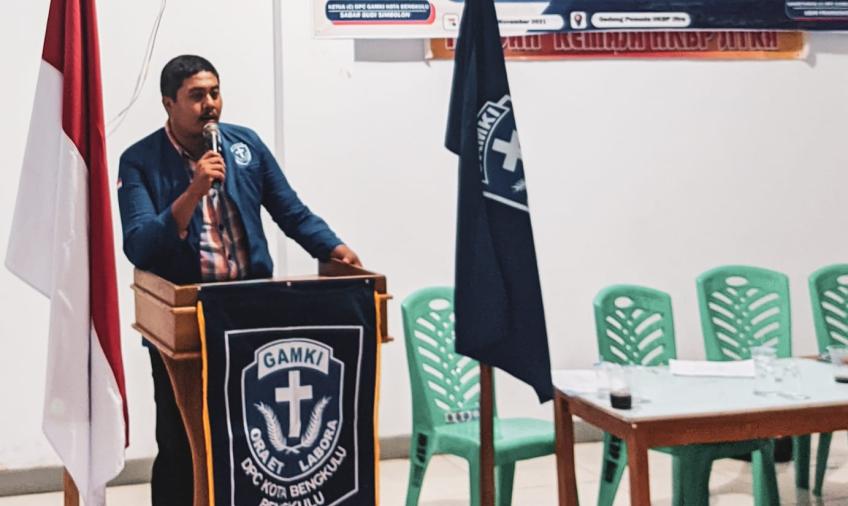 Ketua Gamki Kota Bengkulu Sabar Simbolon