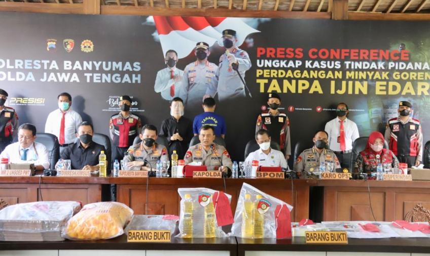 Minyak Goreng Kemasan Tanpa Ijin