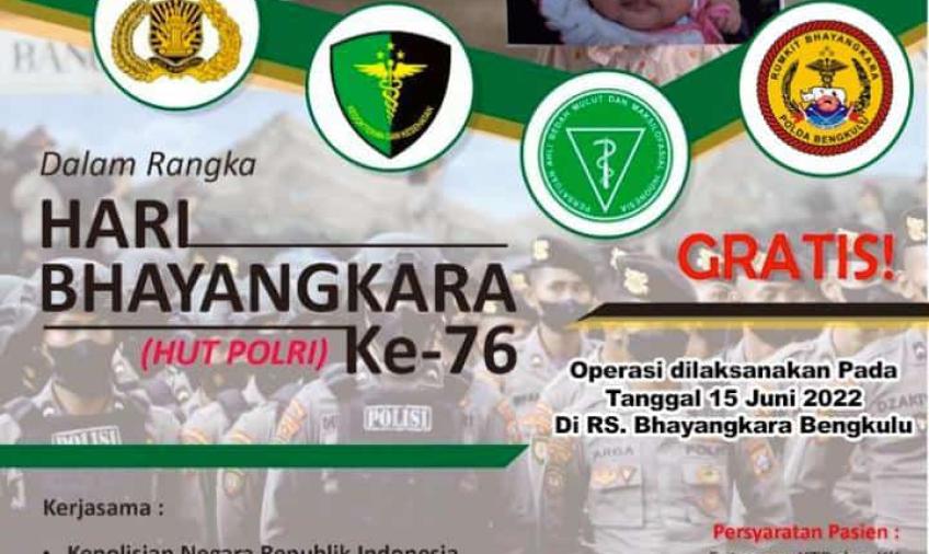 Operasi Bibir Sumbing Gratis